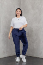 Жіночі штани 23.2172 48(XL), 50(2XL), 52(3XL), колір синій - Зображення 3