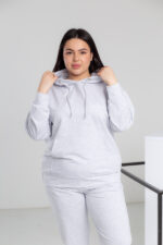 Костюм жіночий Aksan 24.2251 48(XL),50(2XL),52(3XL) колір меланж - Зображення 4