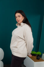Жіноча кофта 24.2270 48(XL), 50(2XL), колір топлене молоко - Зображення 2