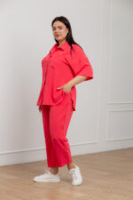 Жіночий костюм 24.2327 48(Xl), 50(2XL), 52(3XL), колір кораловий - Зображення 2