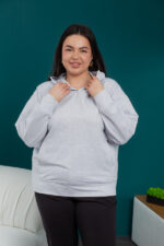 Жіноча кофта 24.2270 48(XL), 50(2XL), колір меланж