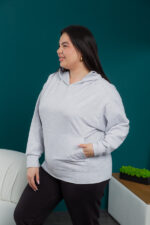 Жіноча кофта 24.2270 48(XL), 50(2XL), колір меланж - Зображення 2