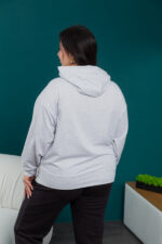 Жіноча кофта 24.2270 48(XL), 50(2XL), колір меланж - Зображення 3