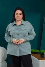 Жіноча сорочка 24.2260 46(L)-48(XL), 50(2XL)-52(3XL) колір м'ята