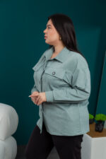 Жіноча сорочка 24.2260 46(L)-48(XL), 50(2XL)-52(3XL) колір м'ята - Зображення 2