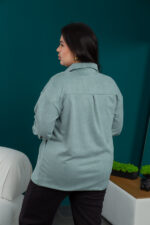 Жіноча сорочка 24.2260 46(L)-48(XL), 50(2XL)-52(3XL) колір м'ята - Зображення 3