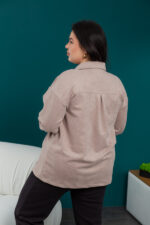 Жіноча сорочка 24.2260 46(L)-48(XL), 50(2XL)-52(3XL) колір лате - Зображення 3
