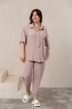 Жіночий костюм 24.2327 48(Xl), 50(2XL), 52(3XL), колір лате