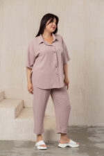 Жіночий костюм 24.2327 48(Xl), 50(2XL), 52(3XL), колір лате - Зображення 2