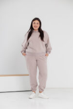 Костюм 24.2409 б Трикотаж петля, колір Світле латте, 46(L), 48(XL), 50(ХХL)