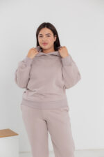 Костюм 24.2409 б Трикотаж петля, колір Світле латте, 46(L), 48(XL), 50(ХХL) - Зображення 4