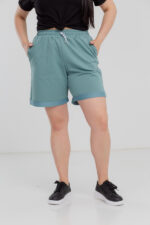 Жіночі шорти 23.2007 48(XL), 50(2XL), 52(3XL), колір оливковий - Зображення 4