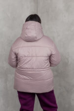 Жіноча куртка 23.2160 48(XL), 50(2Xl), 52(3XL), колір ніжно-сірий - Зображення 3