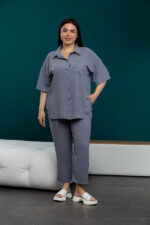 Жіночий костюм 24.2327 48(Xl), 50(2XL), 52(3XL), колір сірий