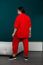 Жіночий костюм 24.2327 48(Xl), 50(2XL), 52(3XL), колір червоний - Зображення 3