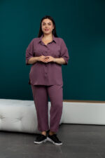 Жіночий костюм 24.2327 48(Xl), 50(2XL), 52(3XL), колір лавандовий