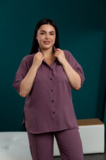 Жіночий костюм 24.2327 48(Xl), 50(2XL), 52(3XL), колір лавандовий - Зображення 4