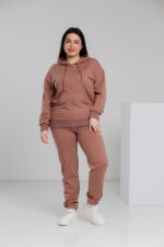 Костюм жіночий Aksan 23.2049 48(XL),50(2XL),52(3XL) колір ніжно - шоколадний