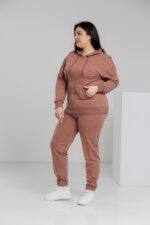 Костюм жіночий Aksan 23.2049 48(XL),50(2XL),52(3XL) колір ніжно - шоколадний - Зображення 2