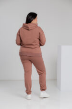 Костюм жіночий Aksan 23.2049 48(XL),50(2XL),52(3XL) колір ніжно - шоколадний - Зображення 3