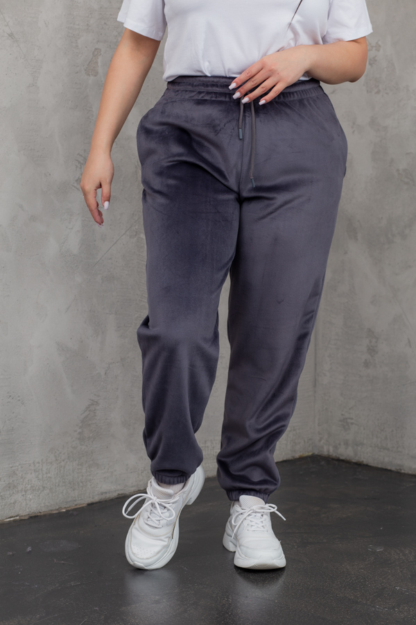 img_2164 Жіночі штани 23.2172 48(XL), 50(2XL), 52(3XL), колір темний графіт - Зображення 1