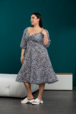 Жіноча сукня 24.2335 48(XL), 50(2XL), колір чорний - Зображення 2