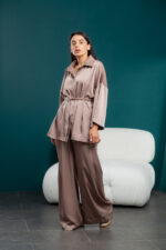Костюм 24.2381 н Шовк Армані, колір Світле какао, 42(S)-44(M), 46(L)-48(XL) - Зображення 2