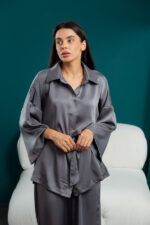 Костюм 24.2381 н Шовк Армані, колір Графіт, 42(S)-44(M), 46(L)-48(XL) - Зображення 4