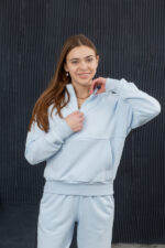 Костюм 24.2539 н Трикотаж петля, колір Небесний, 42(S), 44(М), 46(L) - Зображення 4