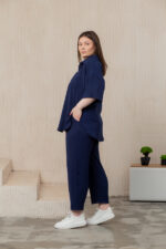 Жіночий костюм 24.2327 48(Xl), 50(2XL), 52(3XL), колір темно-синій - Зображення 2
