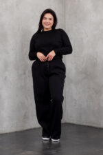 Жіночі штани 23.2181 46(L), 48(XL), 50(2Xl), колір вугільно-чорний - Зображення 4