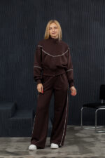 Костюм 24.2544 н Трикотаж петля, колір Темний шоколад, 40(XS), 42(S), 44(М)