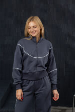 Костюм 24.2544 н Трикотаж петля, колір Графіт, 40(XS), 42(S), 44(М) - Зображення 4