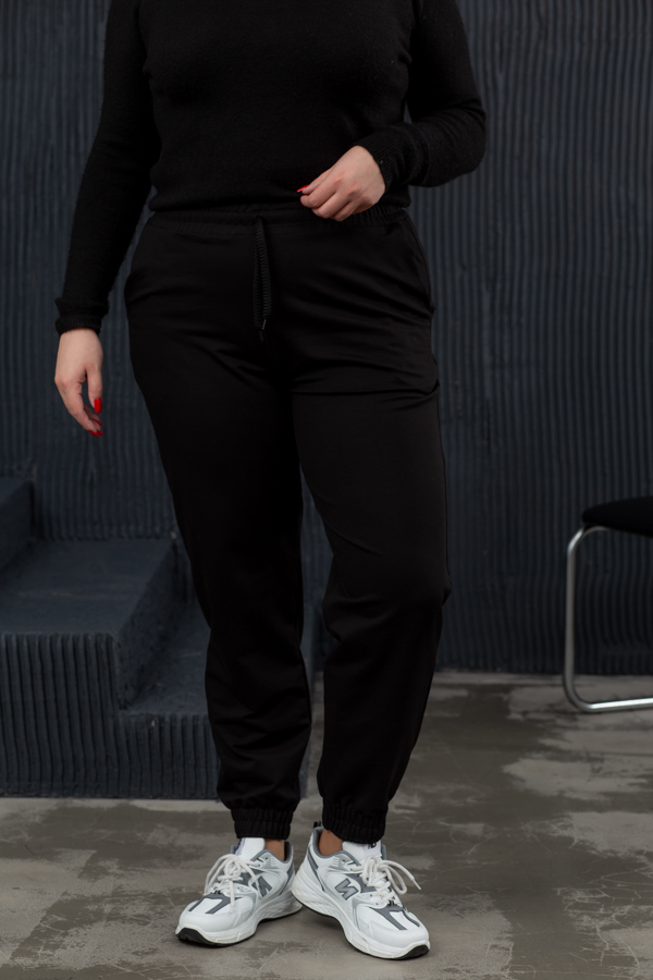 img_3990-1 Hosen 20.493 Zweifaden-Strickstoff, Farbe Schwarz, 50(XXL), 52(3XL), 54(4XL) - Image 1