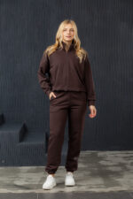 Костюм 24.2549 н Трикотаж петля, колір Темний шоколад, 40(XS), 42(S), 44(М)