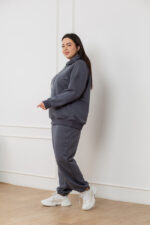 Костюм 23.2208 с.б Трикотаж петля, колір Графіт темний, 54(4XL), 56(5XL), 58(6XL) - Зображення 2
