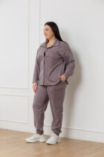 Костюм 24.2552 б Замш тонкий, колір Темно сірий, 48(XL), 50(ХХL), 52(3XL) - Зображення 2