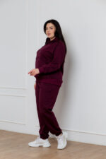 Костюм 24.2541 б Трикотаж петля, колір Темний марсал, 48(XL), 50(ХХL), 52(3XL) - Зображення 2