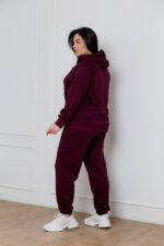 Костюм 24.2541 б Трикотаж петля, колір Темний марсал, 48(XL), 50(ХХL), 52(3XL) - Зображення 3