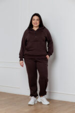 Костюм 24.2541 б Трикотаж петля, колір Темний шоколад, 48(XL), 50(ХХL), 52(3XL)