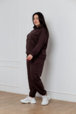 Костюм 24.2541 б Трикотаж петля, колір Темний шоколад, 48(XL), 50(ХХL), 52(3XL) - Зображення 2