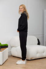 Костюм 24.2409 н Трикотаж петля, колір Чорний, 40(XS), 42(S), 44(М) - Зображення 2