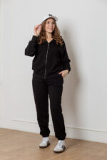 Костюм 25.2567 н Трикотаж петля, колір Чорний, 40(XS), 42(S), 44(М)