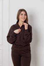 Костюм 25.2566 н Трикотаж петля, колір Темний шоколад, 40(XS), 42(S), 44(М) - Зображення 4
