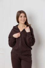 Костюм 25.2567 н Трикотаж петля, колір Темний шоколад, 40(XS), 42(S), 44(М) - Зображення 4