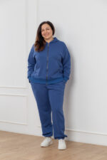 Костюм 25.2567 б Трикотаж петля, колір Джинсовий, 46(L), 48(XL), 50(ХХL)