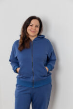 Костюм 25.2567 б Трикотаж петля, колір Джинсовий, 46(L), 48(XL), 50(ХХL) - Зображення 4