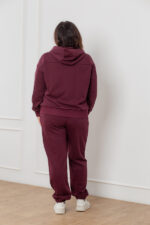Костюм 25.2567 б Трикотаж петля, колір Темний марсал, 46(L), 48(XL), 50(ХХL) - Зображення 3