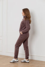 Костюм 25.2565 н Замш тонкий, колір Шоколад , 44(М), 46(L), 48(XL) - Зображення 2