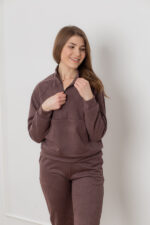 Костюм 25.2565 н Замш тонкий, колір Шоколад , 44(М), 46(L), 48(XL) - Зображення 4